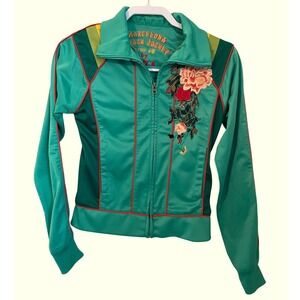 Johnny Was Vintage 1992 Embroidered Track Jacked Barcelona Summer Games Size S